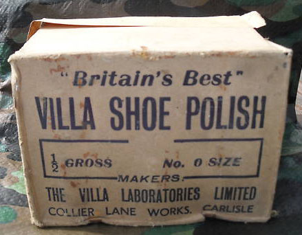 Griffin Boot Polish Ad. Villa black polish for oots amp;