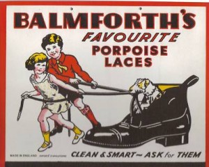 Balmforth porpoise laces ad