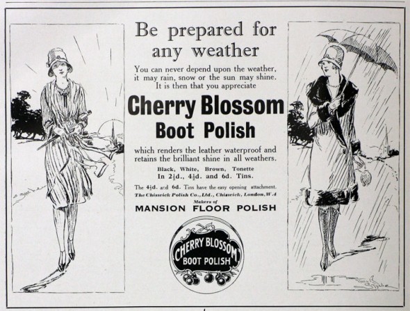 cherry blossom ad 1928