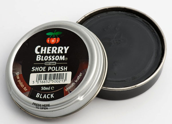 cherry blossom black polish