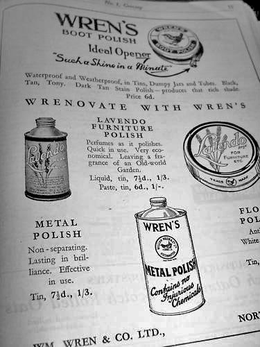 Wren's polish advert 1931