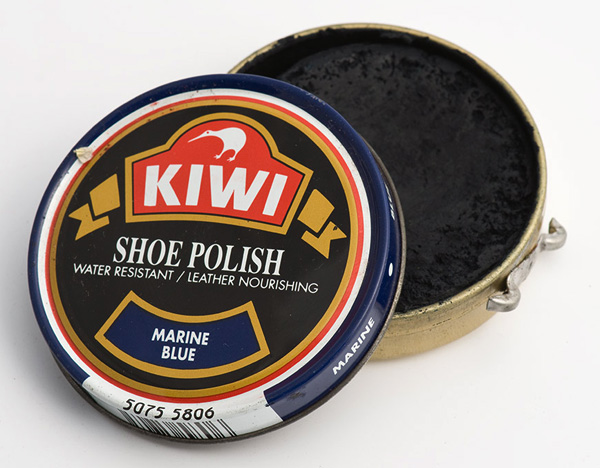 blue boot polish