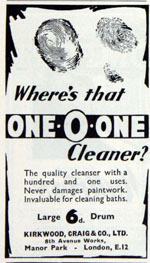 One-O-one 1936 advert