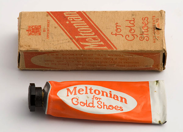 Meltonian cream for gold shoes