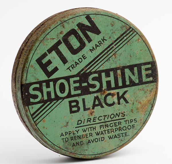 Eton black shoe-shine